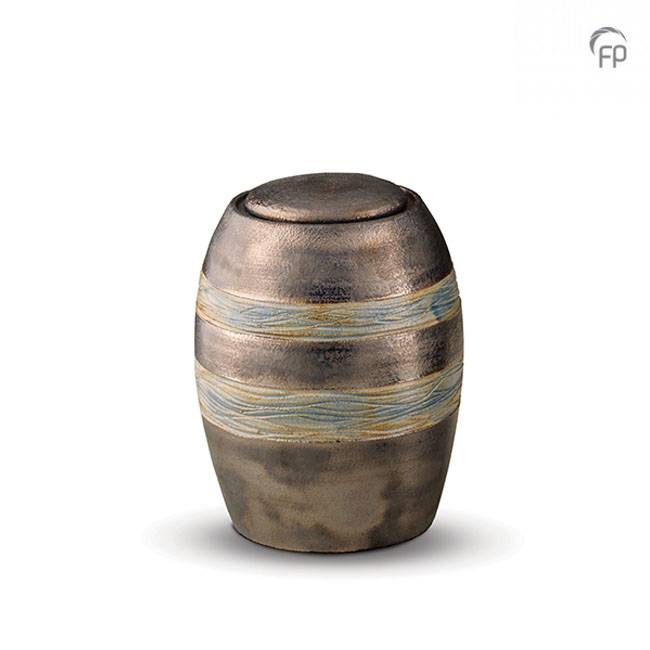 KU 306 M Ceramic medium urn metallic