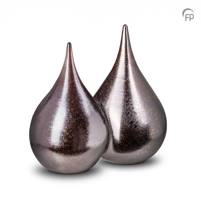 KU 511 Duo ceramic urn teardrop
