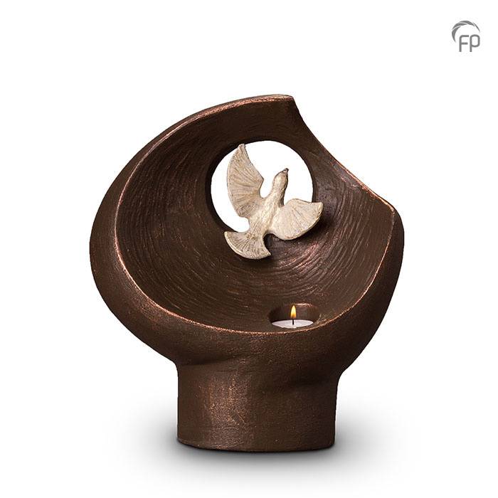 UGK 069 BT Ceramic urn bronze