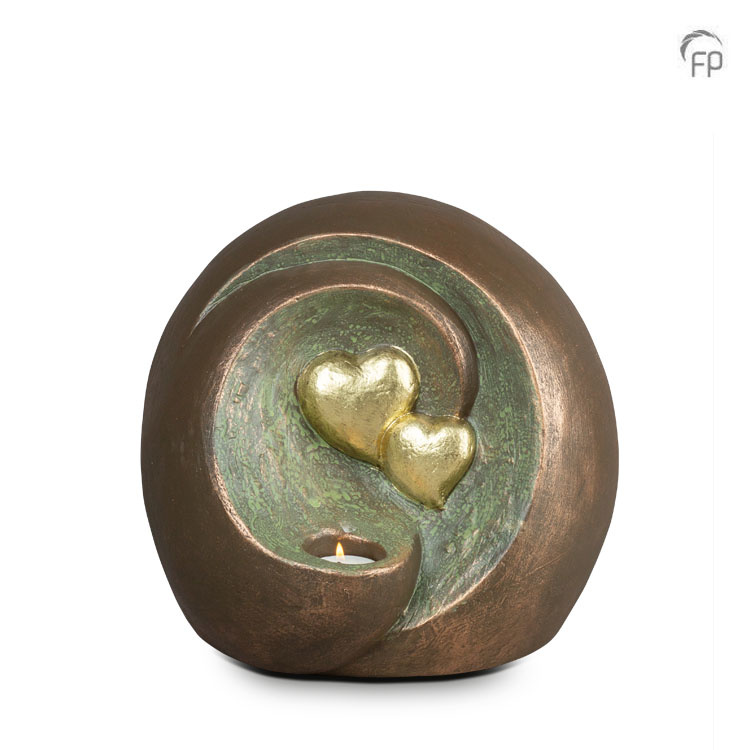 UGK 075 BT Ceramic urn bronze