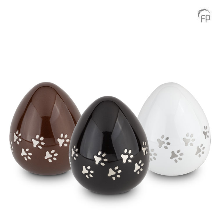 FPU 201 Metal pet urn Coco black - Afbeelding 2