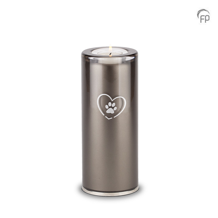 GUP 092 M Crystal pet urn medium