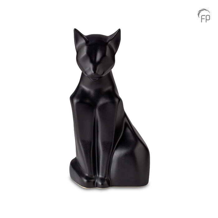 KU 161 Ceramic pet urn Cat matt